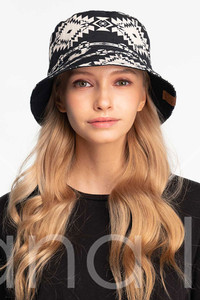 C.C AZTEC REVERSIBLE BUCKET HAT-BK-929
