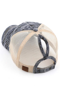 C.C DIGITAL CAMO MESH PONYCAP-BT-927