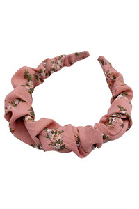 FLORAL HEADBAND-LCHB-584-DUST PINK