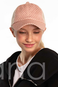 C.C GLITTER NETS CRISS-CROSS PONYCAP-BT-934