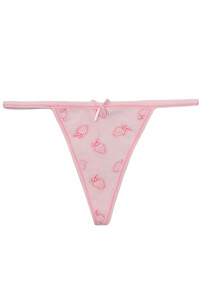 STRAWBERRY PATTERN THONG PANTY-B2100 (12PC)