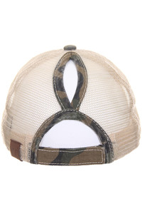 C.C Camouflage with Flag Baseball American Flag PonyCap