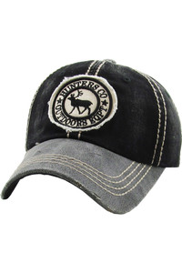 HUNTERS VINTAGE BASEBALL CAP-KBVT-756