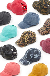 C.C BASEBALL PONYCAP-BT-799