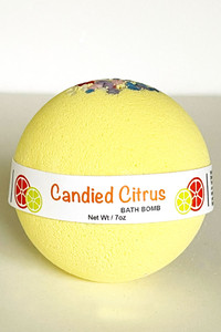 CANDIED CITRUS FIZZY BATH BOMB