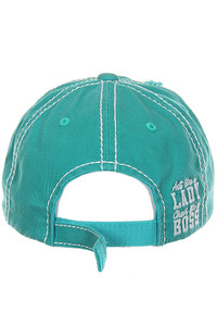 LADY BOSS WASHED VINTAGE BASEBALL CAP-KBV-1361
