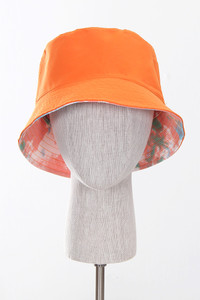 TIE DYE REVERSIBLE BUCKET HAT-CH1333-ORANGE