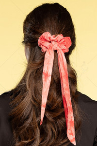 C.C TIE DYE SASH SCRUNCHIES-SC-TD-02-WILDBERRY