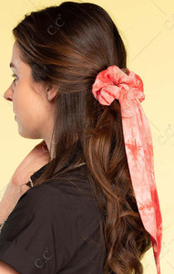 C.C TIE DYE SASH SCRUNCHIES-SC-TD-02-WILDBERRY