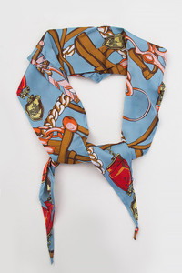 RHOMBUS BANDANA SCARF-SB-2965-BLUE