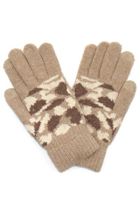 CAMO KNIT GLOVES-MG0045-TAUPE
