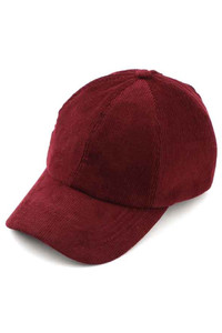 CORDUROY CRISS CROSS PONY CAP-BT-937