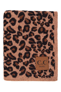 C.C SOFT LEOPARD THROW BLANKET-BL-2061