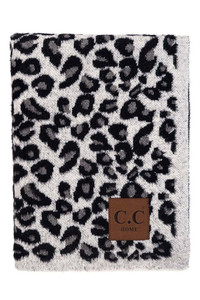 C.C SOFT LEOPARD THROW BLANKET-BL-2061