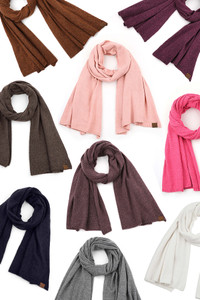 SOFT RECYCLED FINE YARN CUFF SCARF-SF-2075