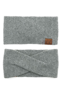 SOFT RECYCLED FINE YARN CUFF HEADWRAP-HW-2075