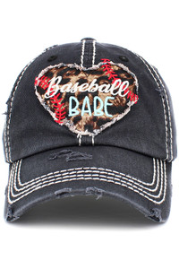 BASEBALL BABE VINTAGE BASEBALL CAP-KBV-1393