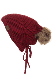 C.C FLEECE LINED SLOUCHY BEANIE-HAT-712