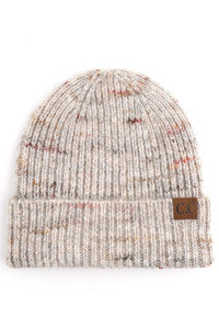 C.C SPACE-DYE CUFF BEANIE HAT-HAT-2090