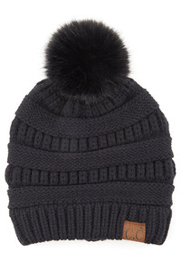 C.C SNUGGLY SOFT YARN BEANIE-HAT-7002