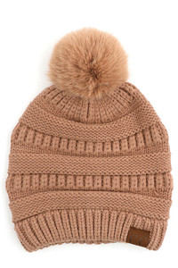 C.C SNUGGLY SOFT YARN BEANIE-HAT-7002