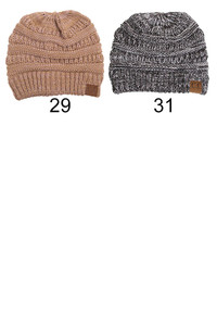 C.C FOUR TONE THREAD MIX BEANIE-YJ-816