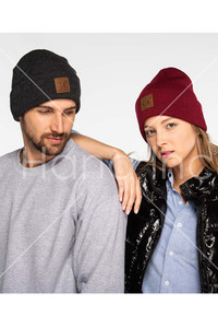 C.C UNISEX CLASSIC BASIC SOLID COLOR BEANIE-HTM-1