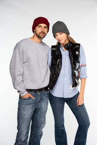 C.C WAFFLE KNIT BEANIE-HTM-7