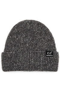 C.C RIBBED WOOL BLEND BEANIE-HTM-13