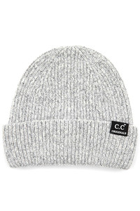 C.C RIBBED WOOL BLEND BEANIE-HTM-13