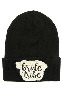 C.C BRIBE TRIBE KNIT CUFFED BEANIE-HAT-90