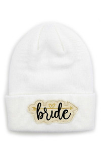 C.C BRIBE PATCH KNIT CUFFED BEANIE-HAT-91