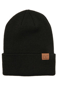 C.C FOOTBALL MOM PATCH BEANIE-HAT-94