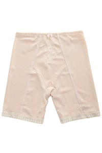 SOLID LACE TRIM LONG GIRDLE-P0179 (12pc)