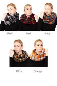 BUFFALO CHECK SCARF-MS0142