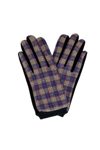 CLASSIC PLAID AND CHECK TOUCH GLOVES-BGT120027