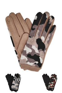 CAMOUFLAGE SOFT TOUCH GLOVES-BGT120044