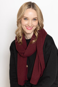 Solid Color Knit Cozy Soft Scarf with -WCL120119