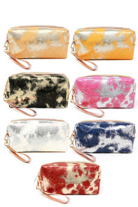 Lurex Ombre Gold/Silver Foiled Pouch-PCH160