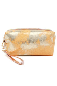 Lurex Ombre Gold/Silver Foiled Pouch-PCH160
