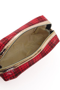 Classic Check Print Pouch-PCH161