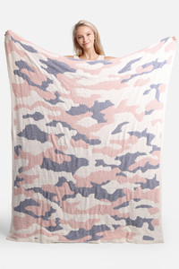 LUXURY SOFT CAMOUFLAGE PRINT THROW BLANKET-JCL1040