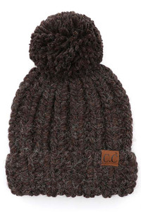 C.C Special Chunky Yarn Beanie Hat-HAT-2085