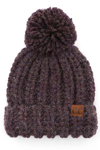 C.C Special Chunky Yarn Beanie Hat-HAT-2085
