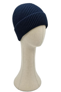 Solid Color Ribbed Knit Cuff Beanie-WCB120128