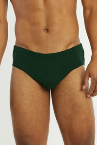 men's solid bikini briefs