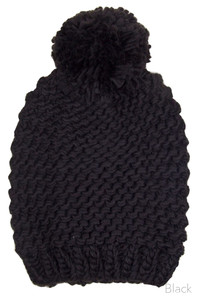 POM WINTER KNIT BEANIE-FSH10023