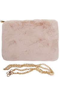 C.C ROSE PATCH CLUTCH SHOULDER BAG-BG-813