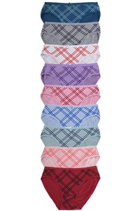 STRIPE PATTERN MAMA PANTIES-B6340 (12pc)