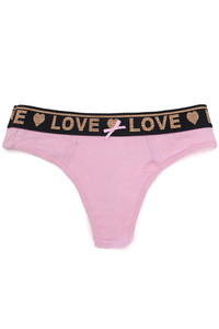 LOVE LETTERING THONG PANTIES-B2135 (12pc)